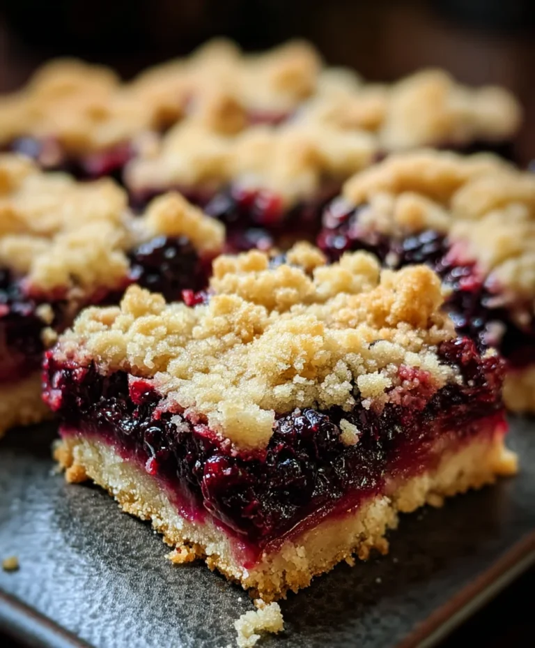 Blackberry Pie Crum extractble Bars – Easy & Delicious