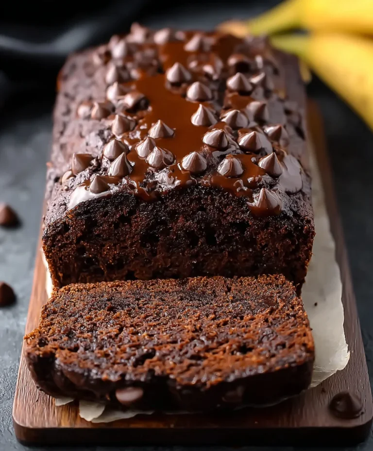 Healthy Chocolate Banana Bread-Guilt Free Treat