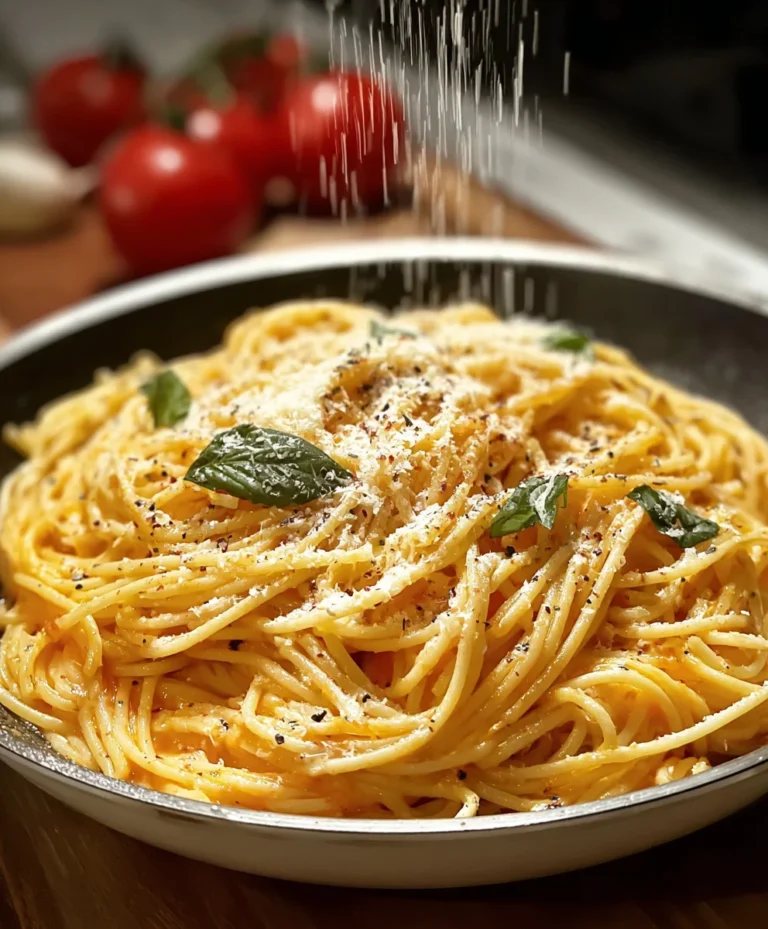 Cheesy Garlic Parmesan Spaghetti – Easy & Delicious