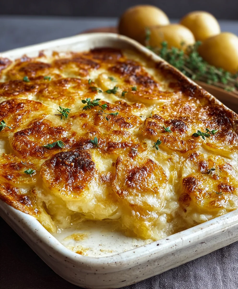 Easy Potatoes au Gratin- Simple Creamy Comfort Food