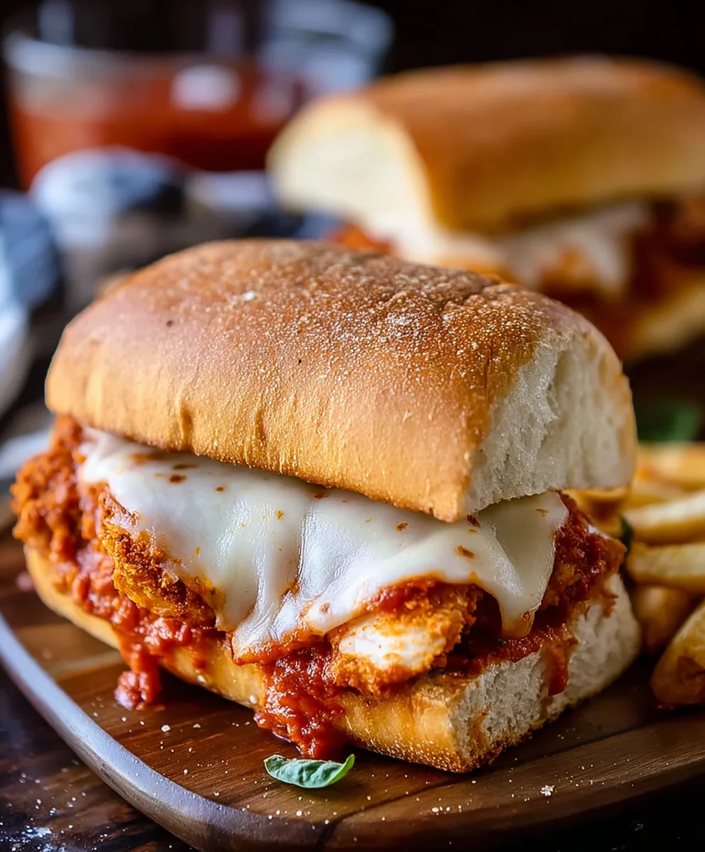 Easy Chicken Parmesan Sandwiches Quick & Delicious Recipe