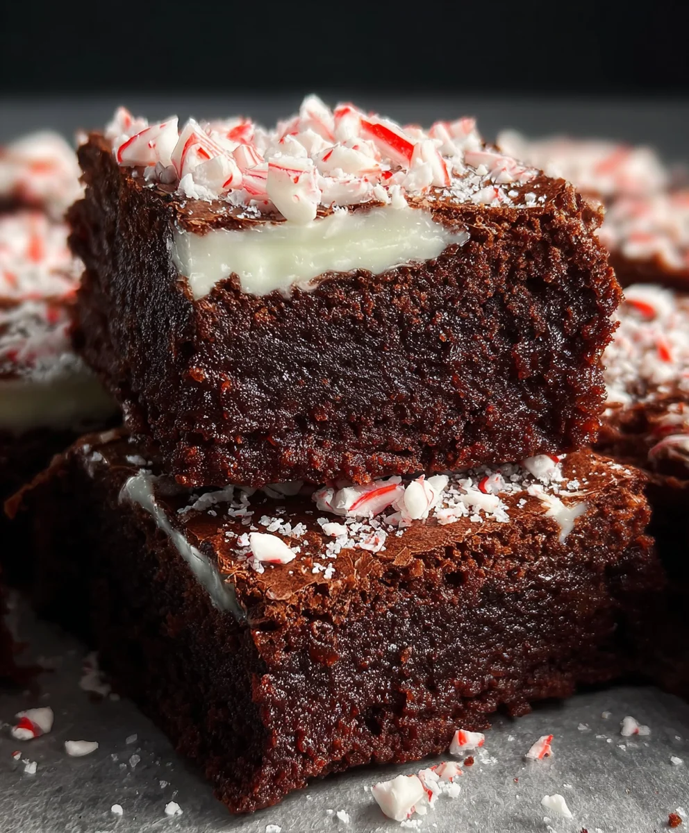 Delicious Peppermint Brownies-Festive & Easy Treat
