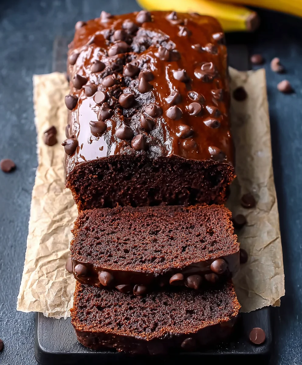 Healthy Chocolate Banana Bread-Guilt Free Treat