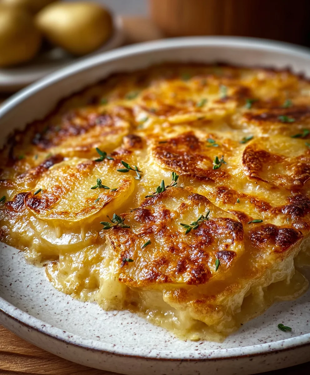 Easy Potatoes au Gratin- Simple Creamy Comfort Food