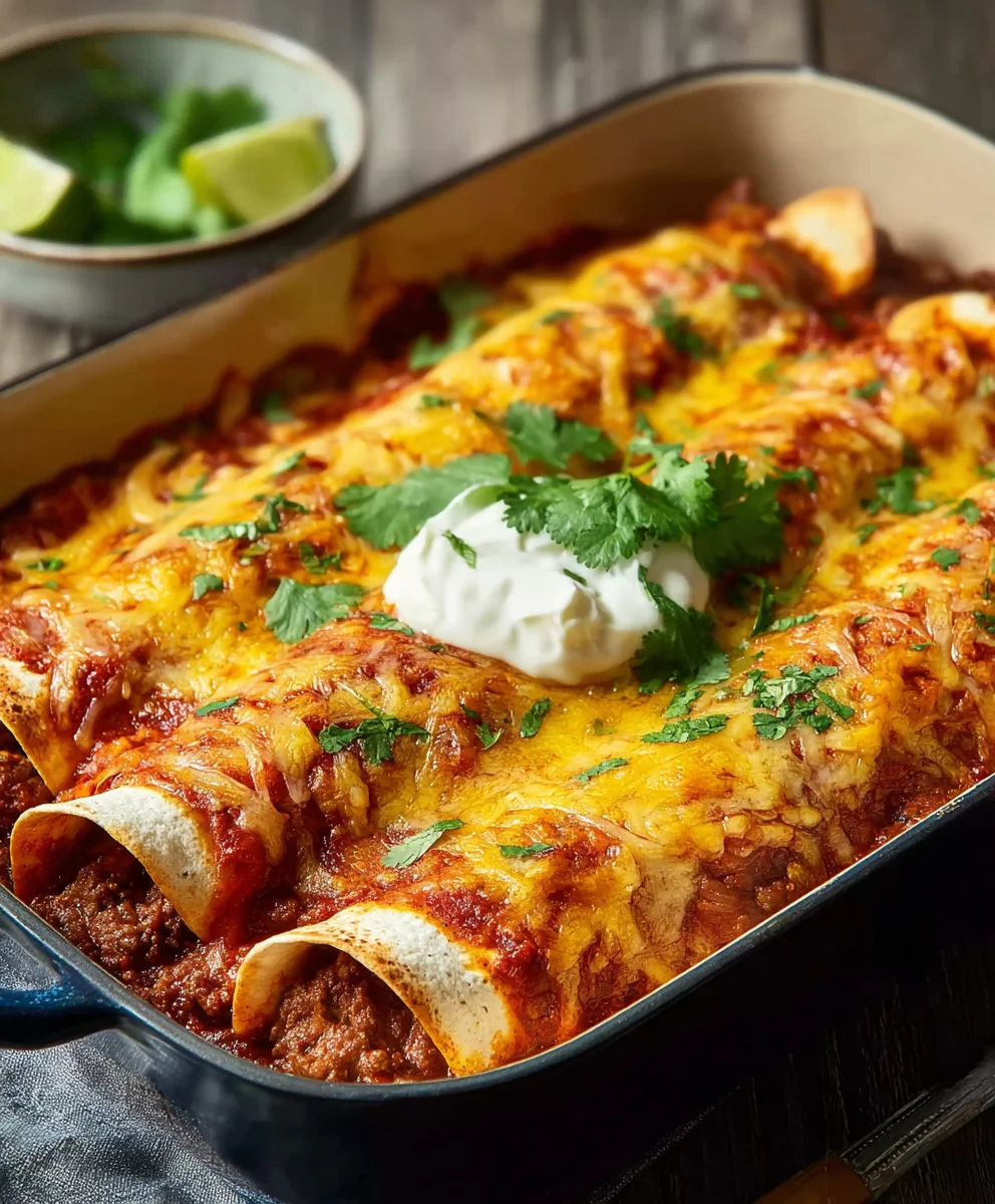 Tex-Mex Beef Enchiladas - Easy Authentic Recipe