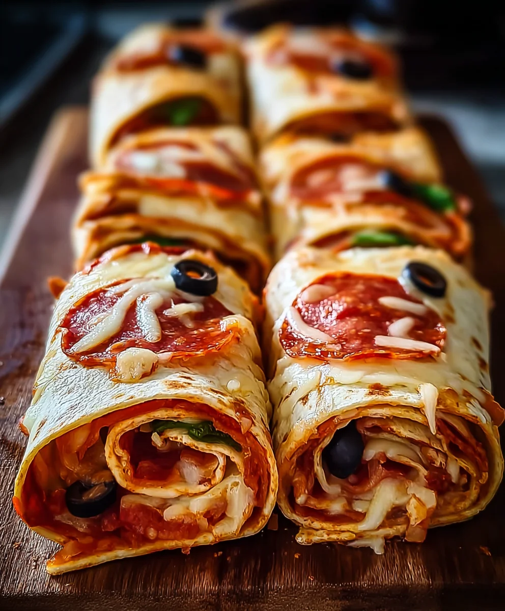 Easy Baked Beef Pizza Wraps - Quick & Delicious Meal