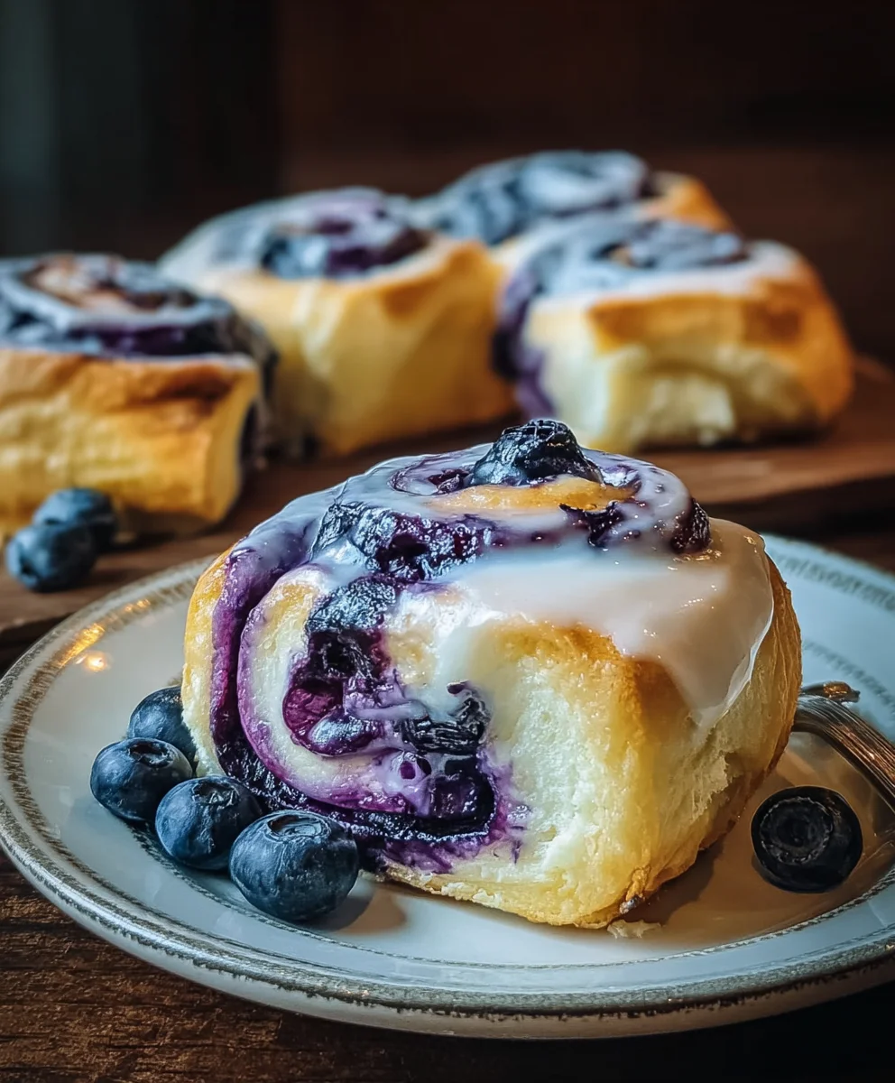 Blueberry Cheesecake Rolls-Easy & Delicious Dessert Recipe