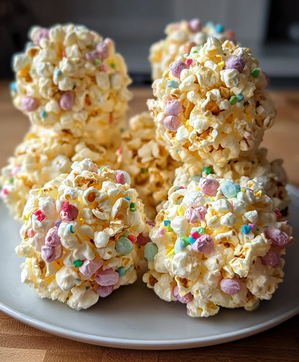 Easter Popcorn Balls-Easy Spring Treat