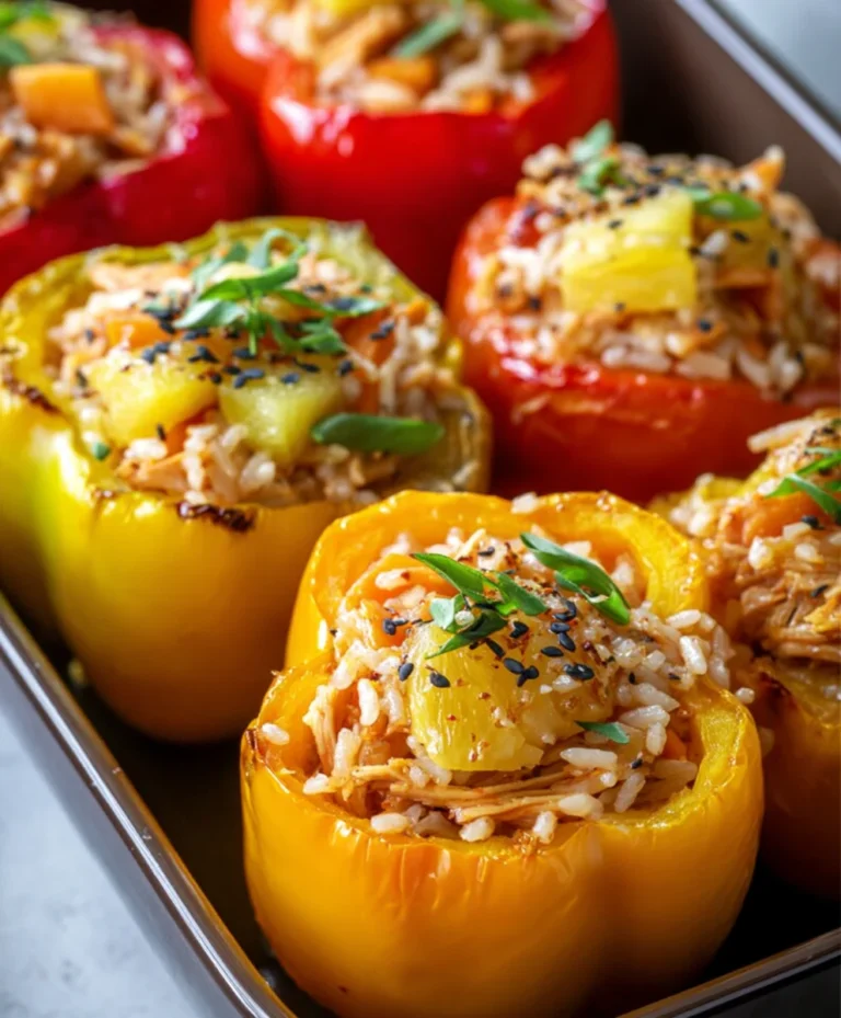 Teriyaki Pineapple Chicken Rice Peppers