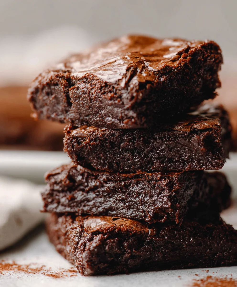 Easy Sourdough Discard Brownies - Rich Chewy Treats
