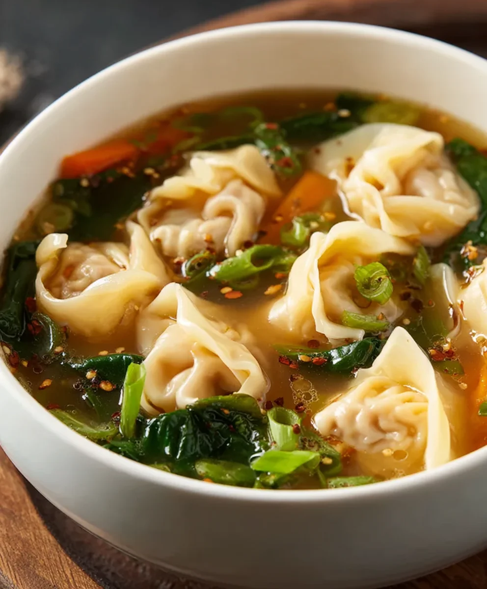 Easy Beef Wonton Soup Recipe-Comfort Food