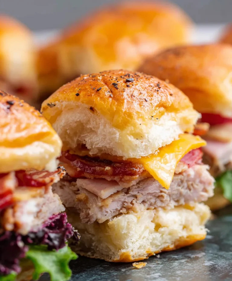 Easy Baked Beef Club Sliders – Deliciously Simple
