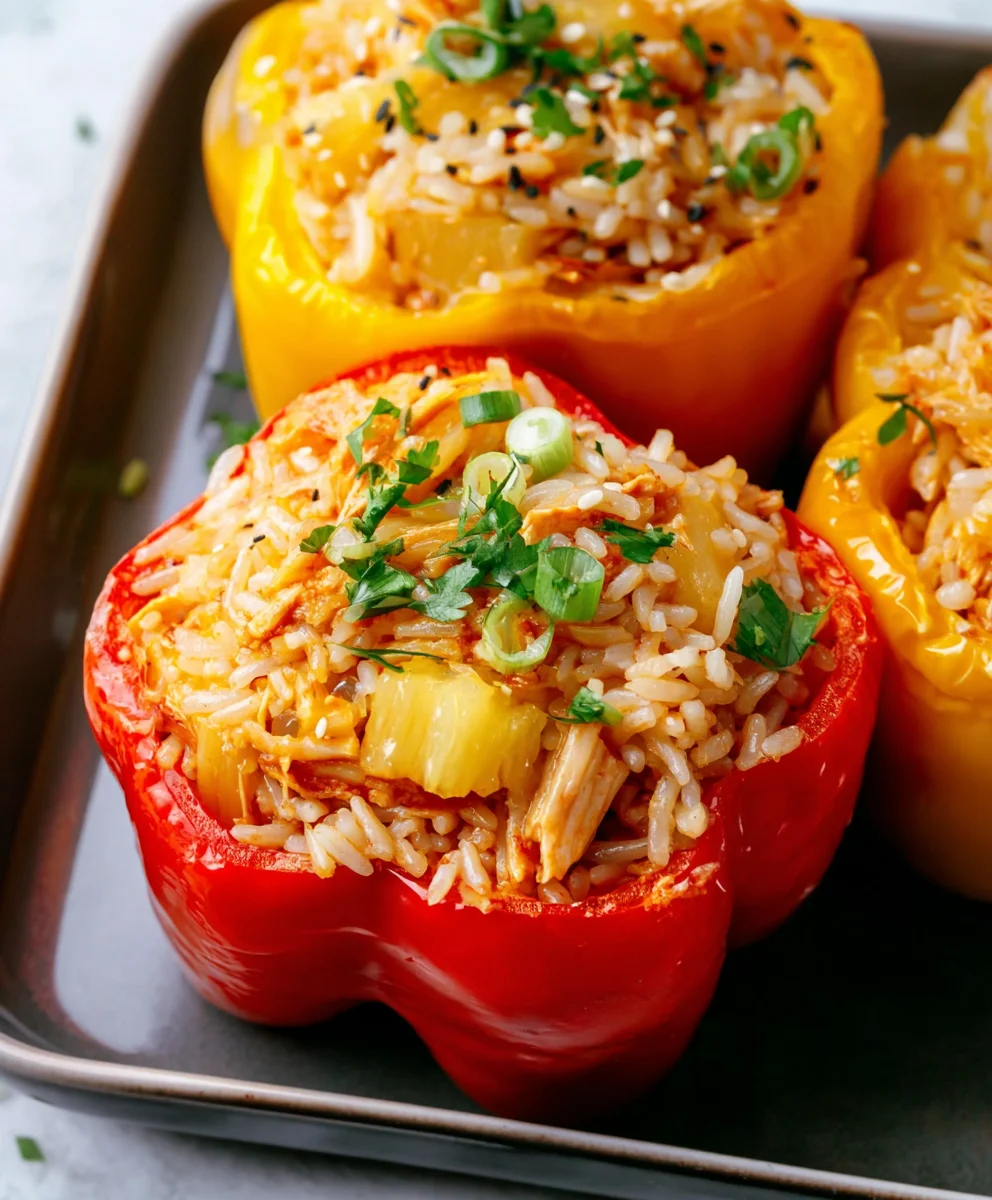 Teriyaki Pineapple Chicken Rice Peppers