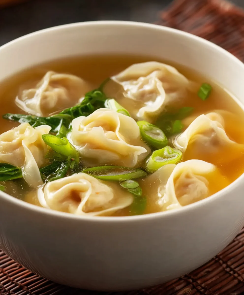 Easy Beef Wonton Soup Recipe-Comfort Food