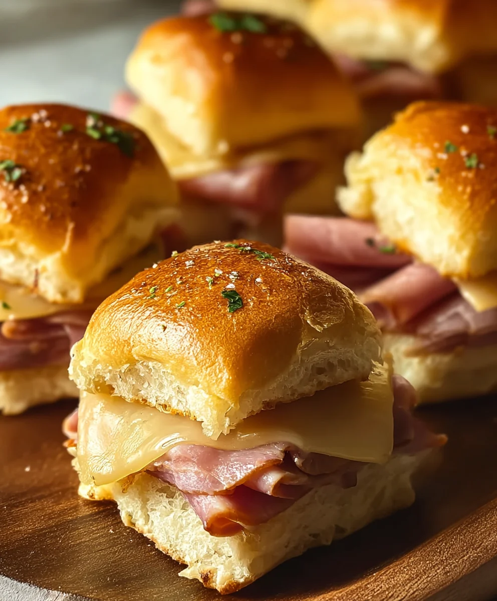 Easy Beef Beef Ham Swiss Sliders- Quick Recipe
