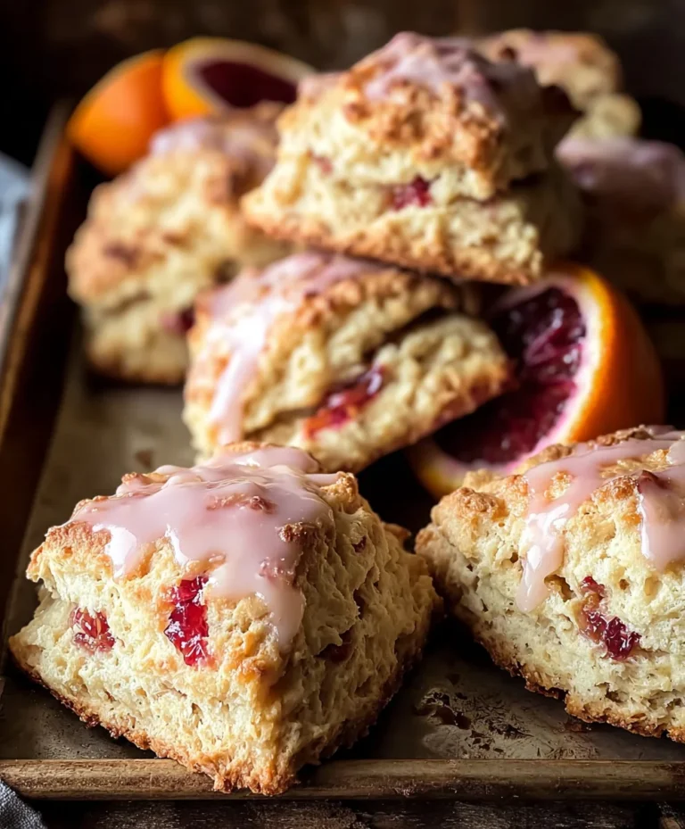 Blood Orange Scones-Zesty Citrus Baked Bliss