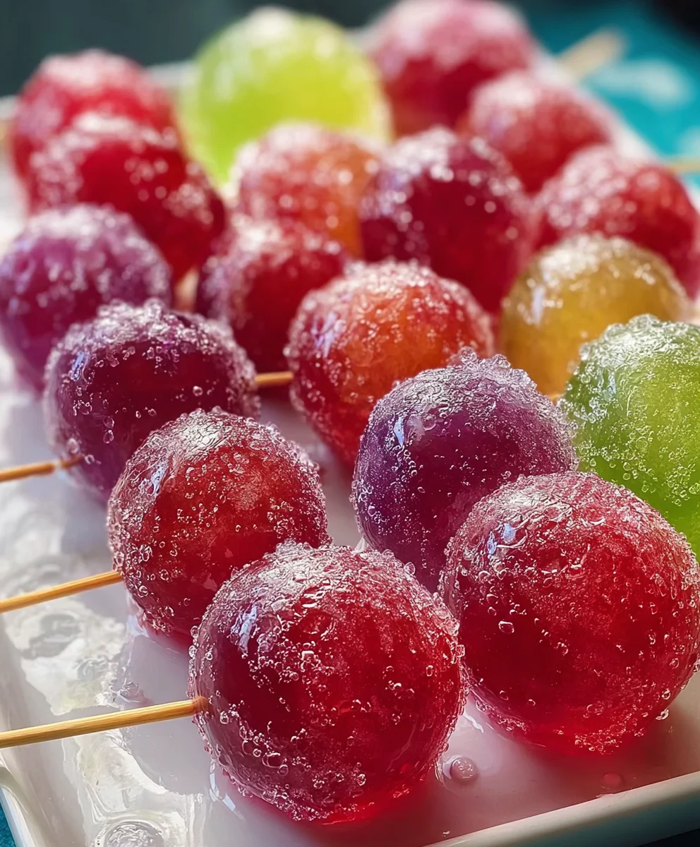 Frozen Candy Grapes Jell-O Recipe - Easy Treat