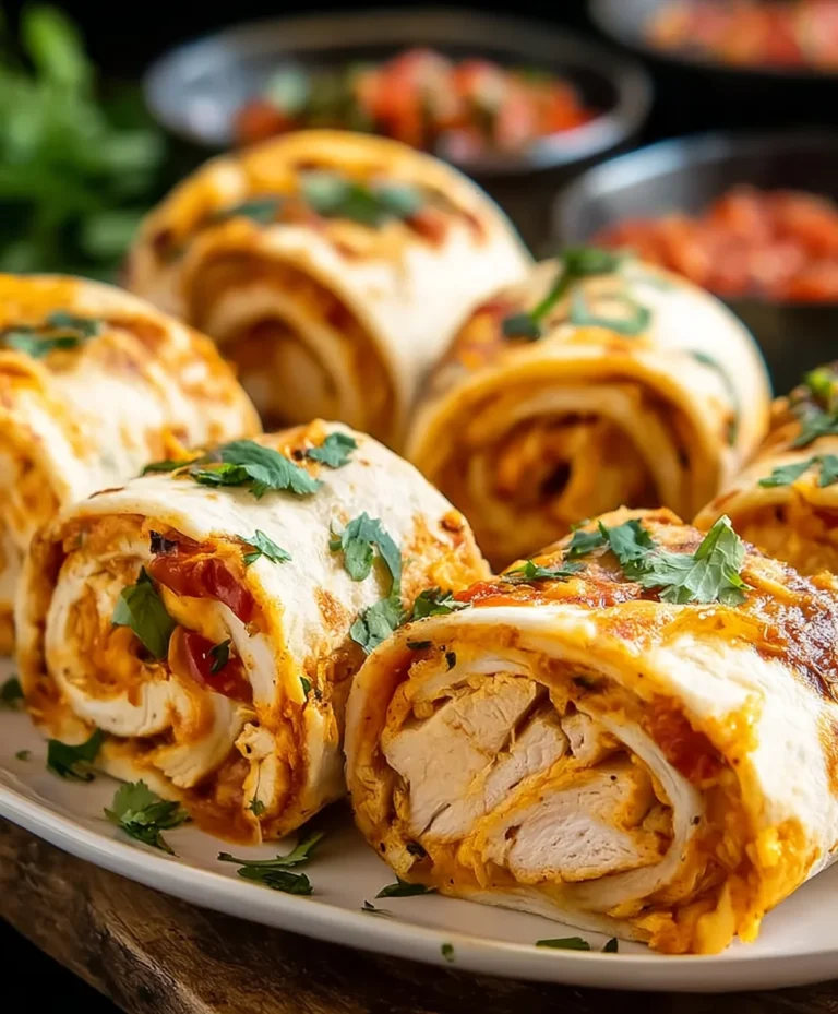 Easy Chicken Enchilada Roll Ups- Quick Weeknight Dinner