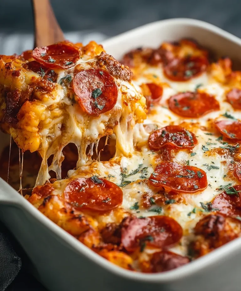 Bubble Up Pizza Casserole- Easy Family Dinner