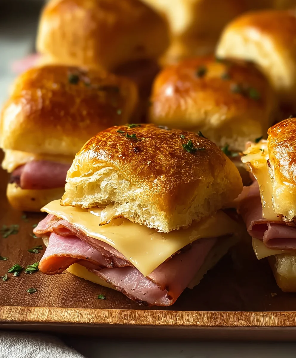 Easy Beef Beef Ham Swiss Sliders- Quick Recipe
