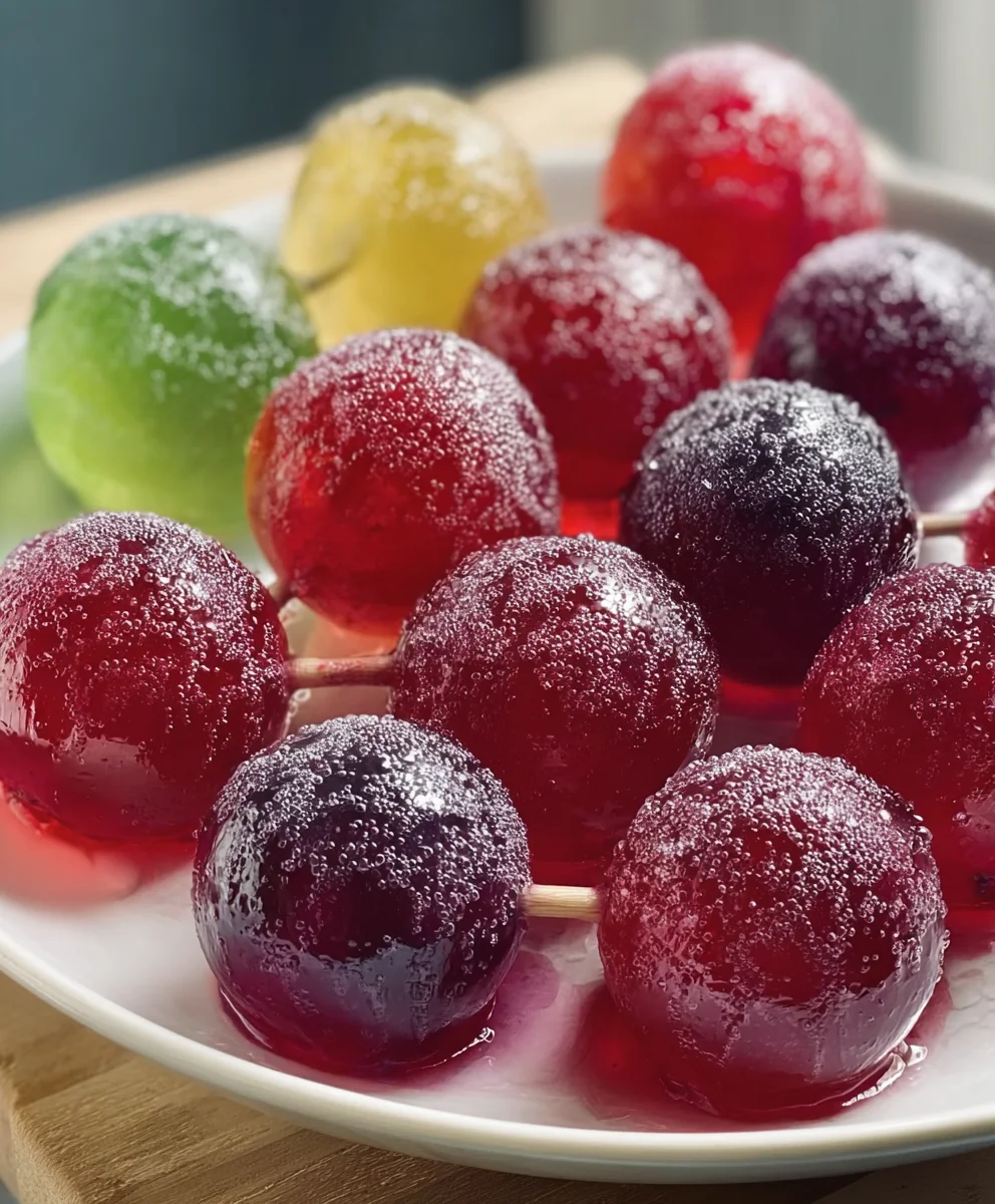 Frozen Candy Grapes Jell-O Recipe - Easy Treat