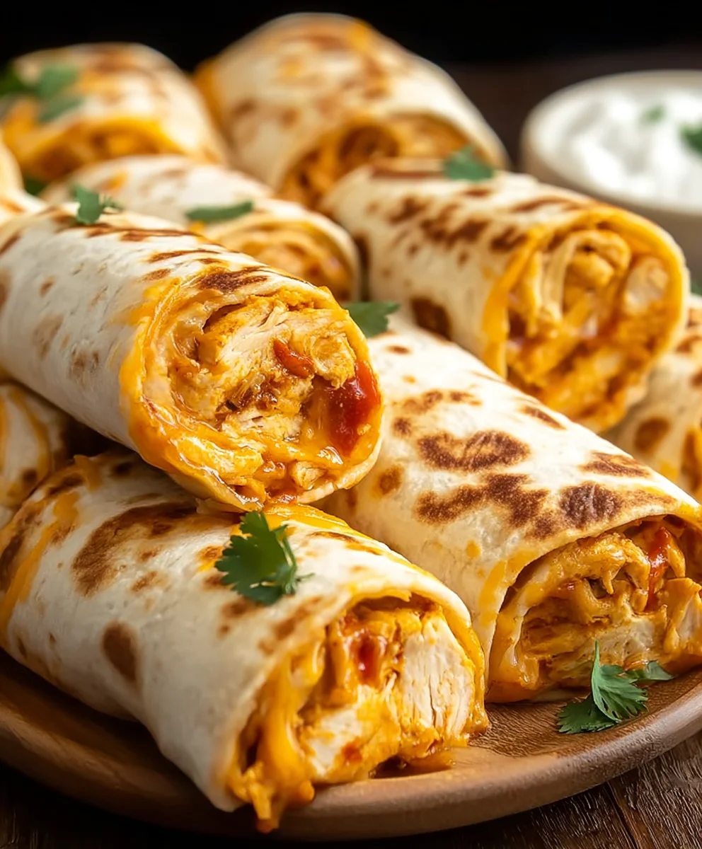 Easy Chicken Enchilada Roll Ups- Quick Weeknight Dinner