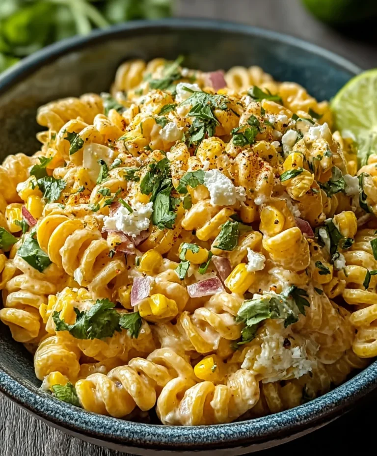 Mexican Street Corn Pasta Salad-Easy & Delicious
