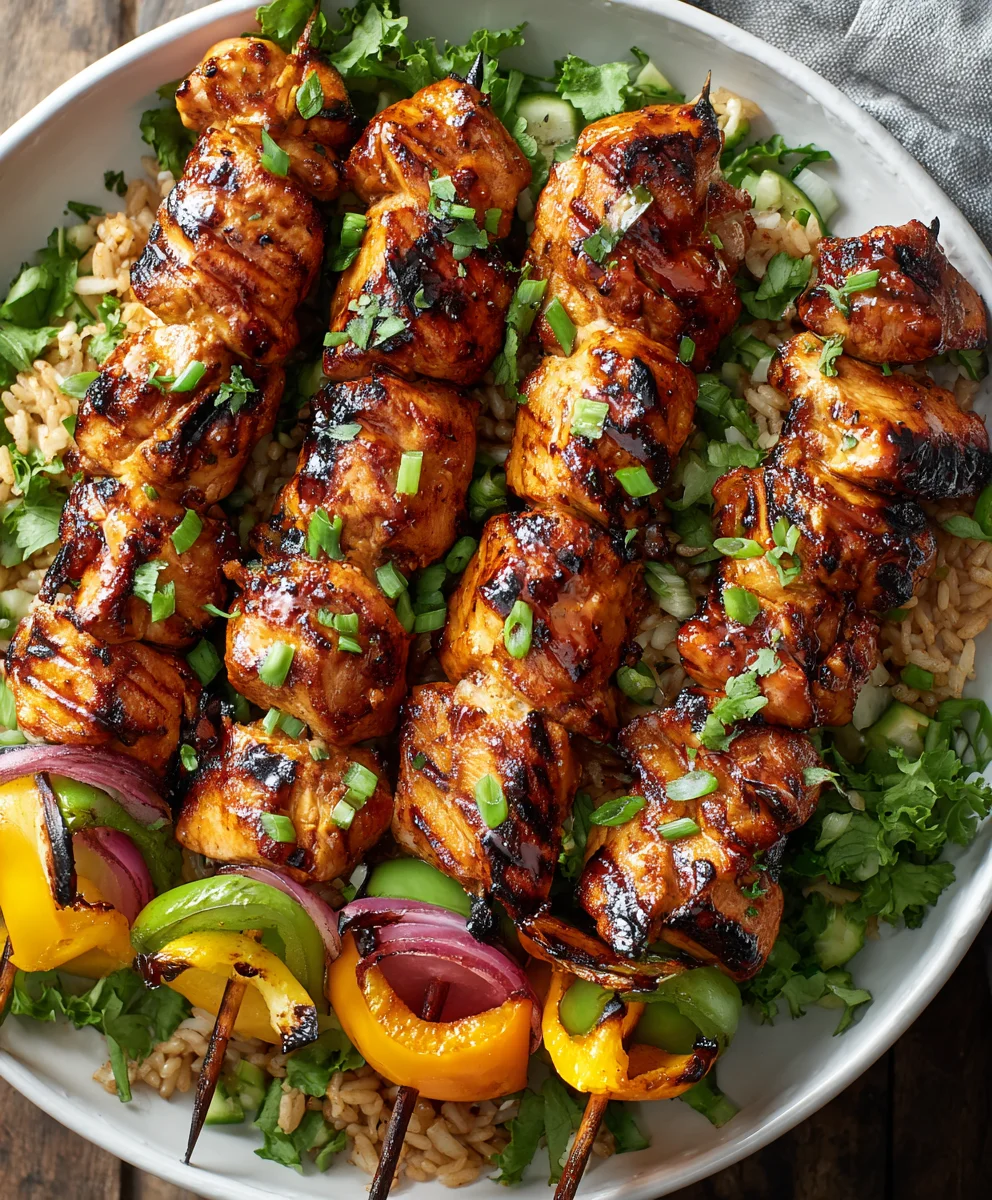 Easy Chicken Skewers Dinner Recipes