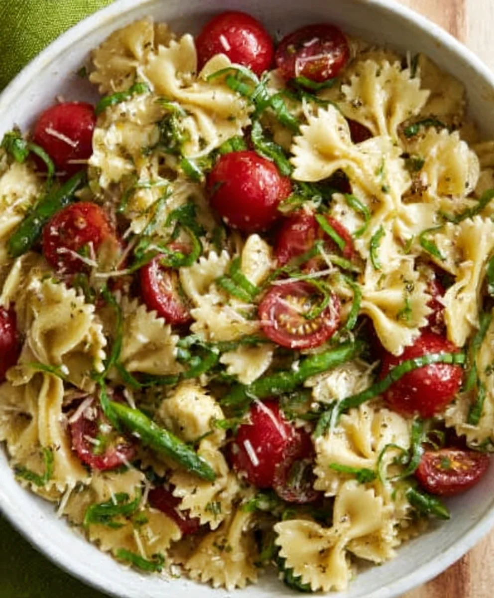 Easy Bow Tie Pasta Salad Recipe- Fresh & Delicious