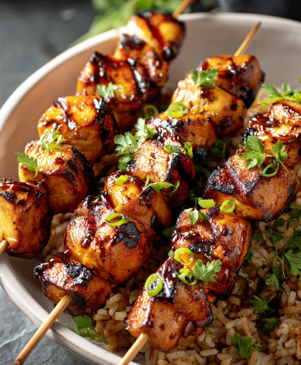 Easy Chicken Skewers Dinner Recipes