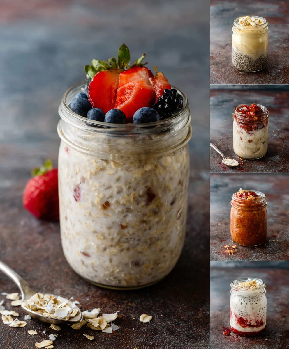 Overnight Oats Base Recipe - Delicious Flavors