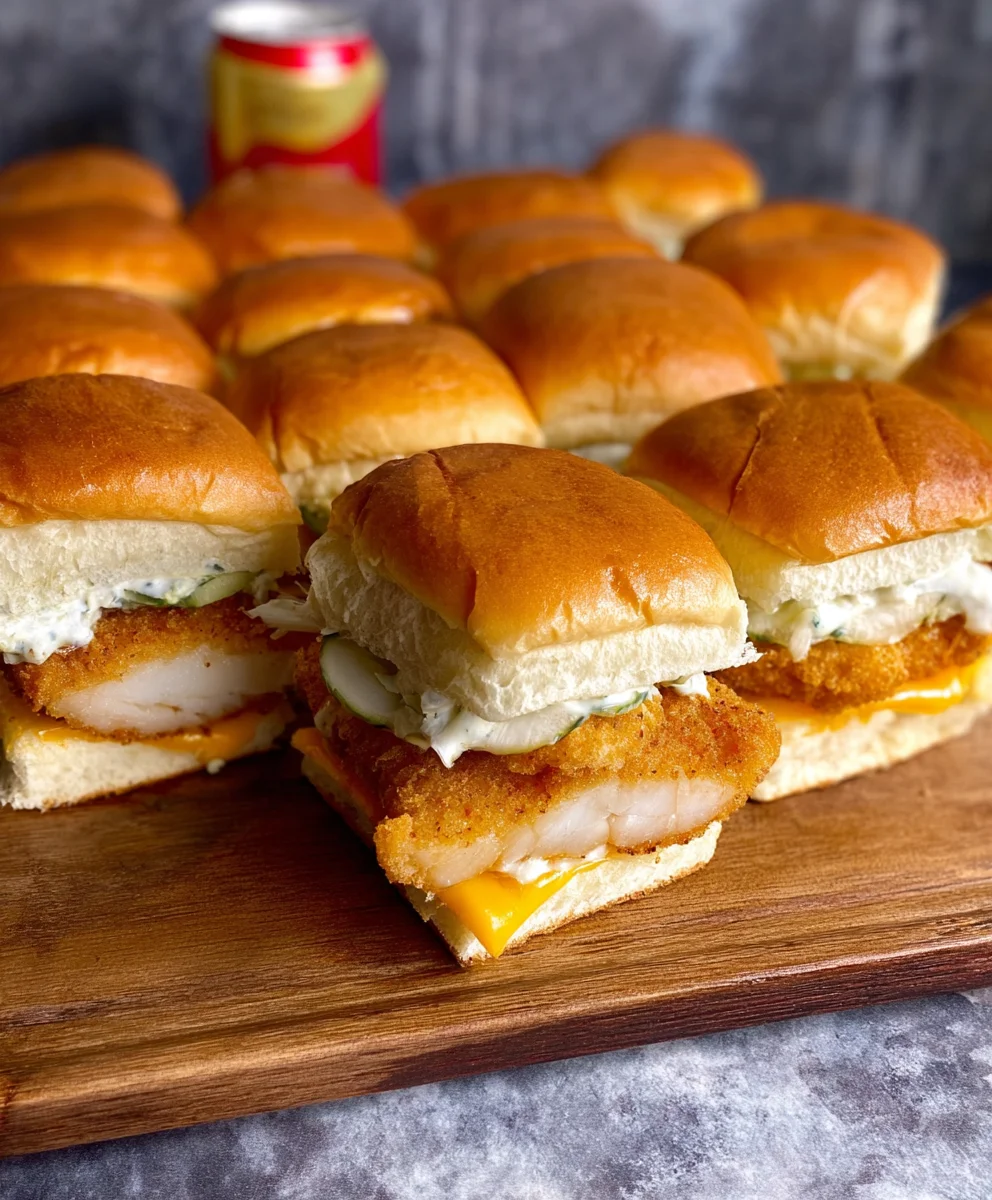 Filet-O-Fish Sliders - Easy Homemade Fish Burger Recipe