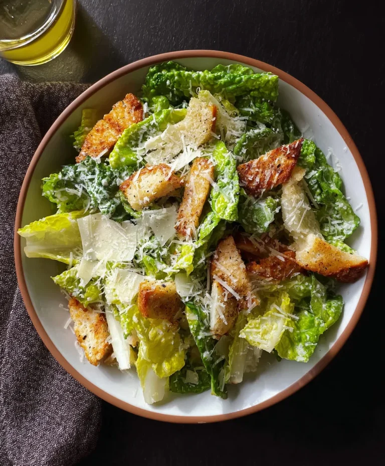 Easy Vegetarian Caesar Salad Recipe – Quick & Flavorful