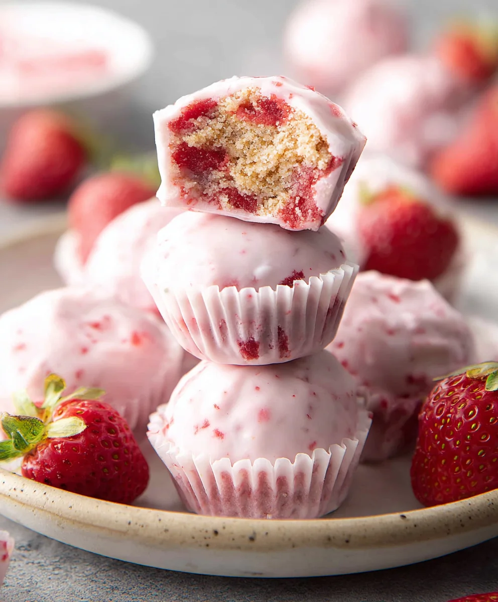 Easy Strawberry Yogurt Bites - Delicious Healthy Snack