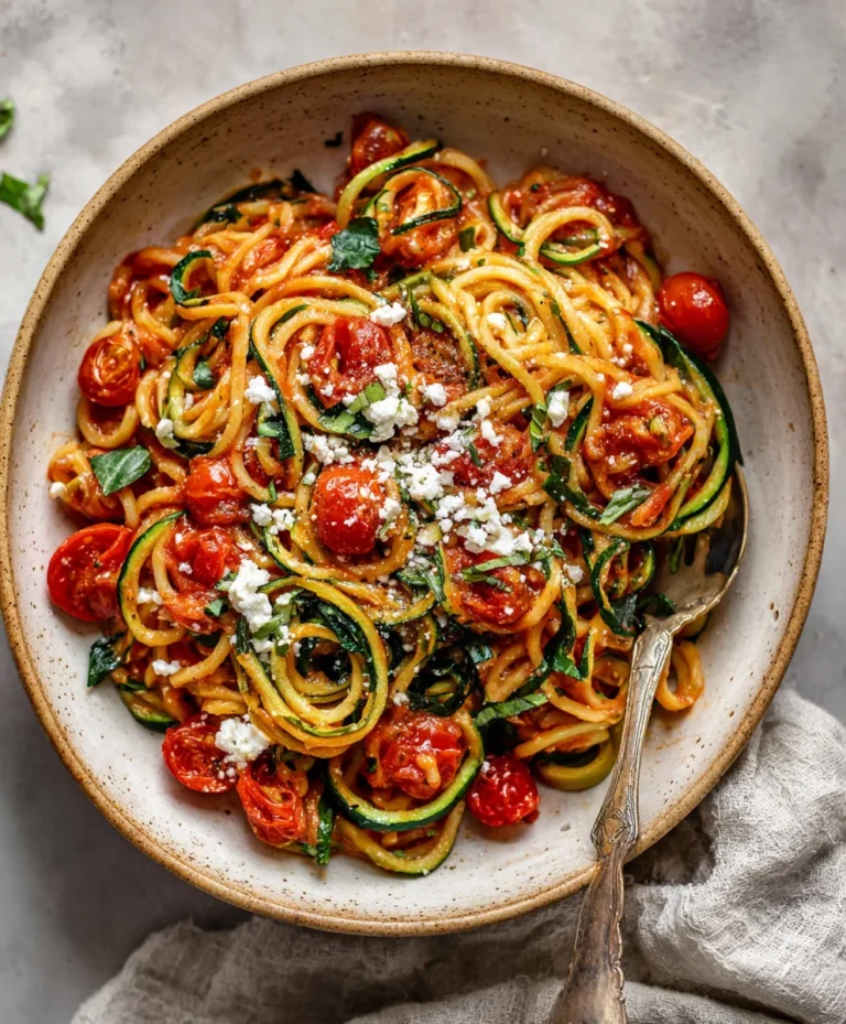 Healthy Tomato Zucchini Pasta – Quick & Easy Recipe