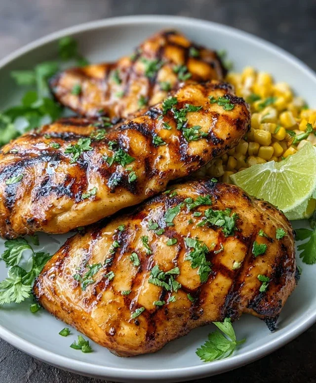 Grilled Hot Honey Chicken