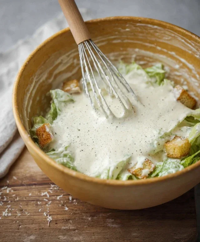 Caesar Salad Dressing (Classic, Creamy & 5 Minutes) π₯