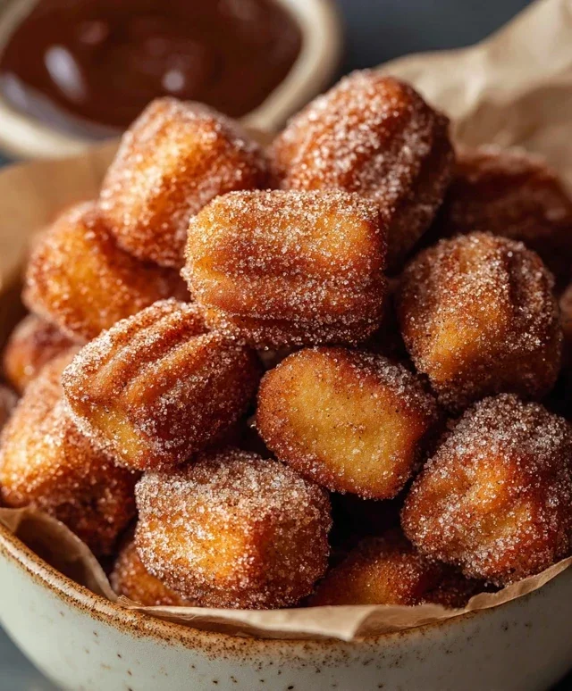 Sweet Air Fryer Churro Bites Recipe