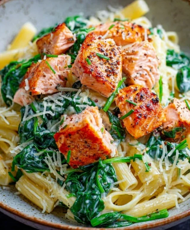 Salmon Spinach Pasta Dish: A Delicious and Nutritious Recipe to Try Today