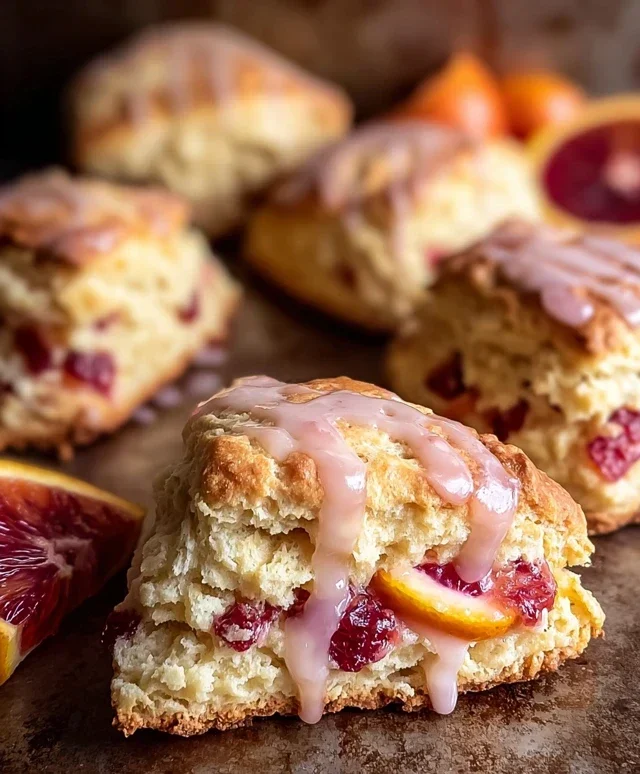 Blood Orange Scones