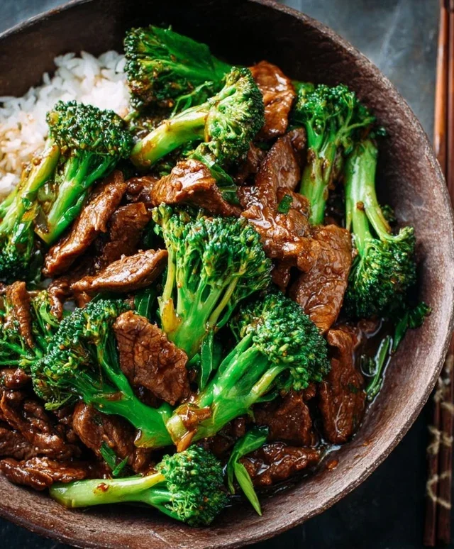 Chinese Beef and Broccoli (牛肉炒西兰花)