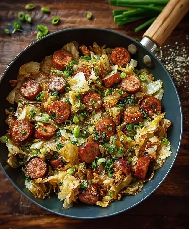 Easy Sausage and Cabbage Stir Fry