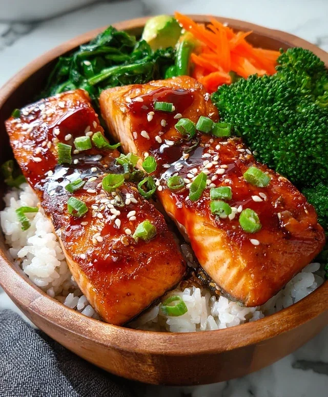 Meal Prep Teriyaki Salmon Rice Bowls