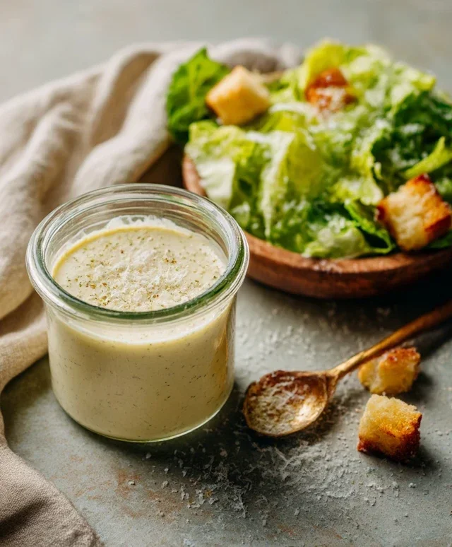 Homemade Caesar Salad Dressing